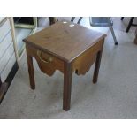 OAK COMMODE / TABLE