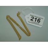 9 CT GOLD NECKLACE 3.76 GRAMS