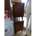 PAIR OF 1940/50S BEDSIDE CABINETS