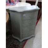 RETRO PAINTED 4 DRAWER CHEST