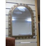 EASTERN STYLE METAL FRAMED MIRROR