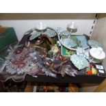 MIXED BOX OF GLASS & CERAMICS