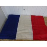 LONG FRENCH TRICOLOUR FLAG