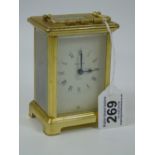 FRENCH CARRIAGE CLOCK, DUVERDREY & BLOQUEL