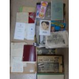 BOX OF EPHEMERA