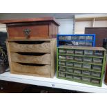 STORAGE BOXES, WOOD & METAL