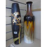 2 CONTINENTAL VASES 54CMS