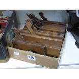 COLLECTION OF 8 MOULDING PLANES
