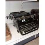 'CONTINENTAL' VINTAGE TYPEWRITER, J.E LINDSAY