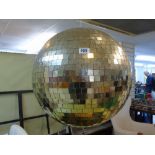 LARGE DISCO GLITTER BALL APPROX 45CM DIAMETER