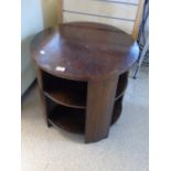 1940S CIRCULAR OAK COFFEE TABLE