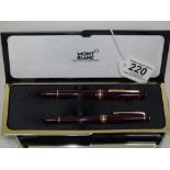 MONT BLANC MEISTERSTUCK NO. 146 PEN & BALL POINT SET