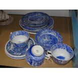 QUANTITY OF SPODE BLUE & WHITE CHINA