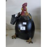 BLACK COCKEREL FIGURE