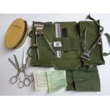WW11 BARBERS KIT ISSUED BY THE MINISTRY OF DEFENCE