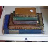 5 X VINTAGE BOOKS INCLUDING THE APOCRYPHA, PILGRIMS PROGRESS & THE LOVING BALLARD OF LORD BATEMAN