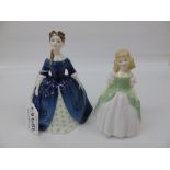 2 X ROYAL DOULTON FIGURES, 'PENNY' HN 2338, 'DEBBIE' HN 2385