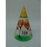 CLARICE CLIFF STYLE SUGAR SIFTER
