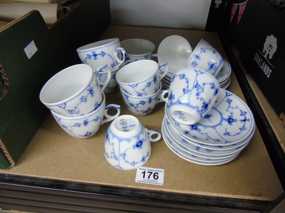 QUANTITY OF COPENHAGEN BLUE & WHITE CHINA - Image 2 of 3