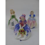 3 ROYAL DOULTON FIGURES, 'DINKY DO' HN 1678, 'MONICA' HN 1467, 'PENNY' HN 2338