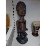 AFRICAN FIGURE OF A WOMAN 52 CMS