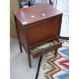 OAK SEWING CABINET