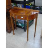 HALL TABLE IN YEW WOOD