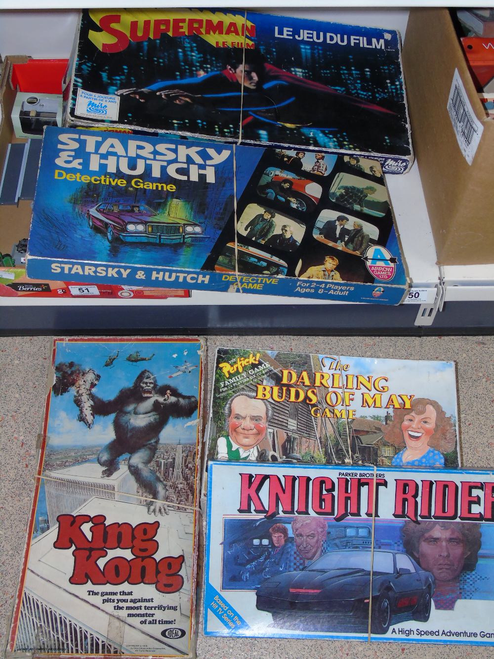 5 BOXED VINTAGE GAMES