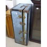 KEBLE COLLEGE METAL TRAVELLING TRUNK