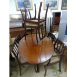 DINING TABLE AND 6 CHAIRS PURCHASED FROM MAPLES OF HOVE