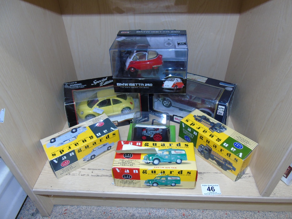 7 BOXED CARS INCLUDING VANGUARD