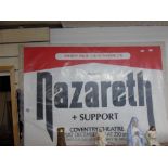 'NAZARETH' 1977 EXPECT NO MERCY ORIGINAL PROMOTIONAL POSTERPOSTER
