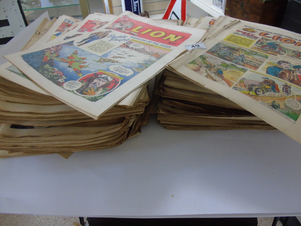 LARGE QUANTITY OF LION COMICS LATE 1950s & 1960s - Image 2 of 2