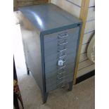 10 DRAWER METAL FILING CABINET