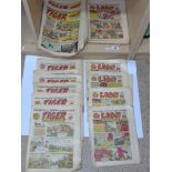 QUANTITY OF 1950s LION & TIGER COMICS 40 COMICS OF EACH