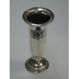 HALL MARKED SILVER VASE 96.10 GRAMS