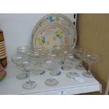 14 BABYCHAM GLASS + BAR MATS & ADVERTISING