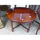 RETRO OVAL EMPIRE STYLE SOFA TABLE