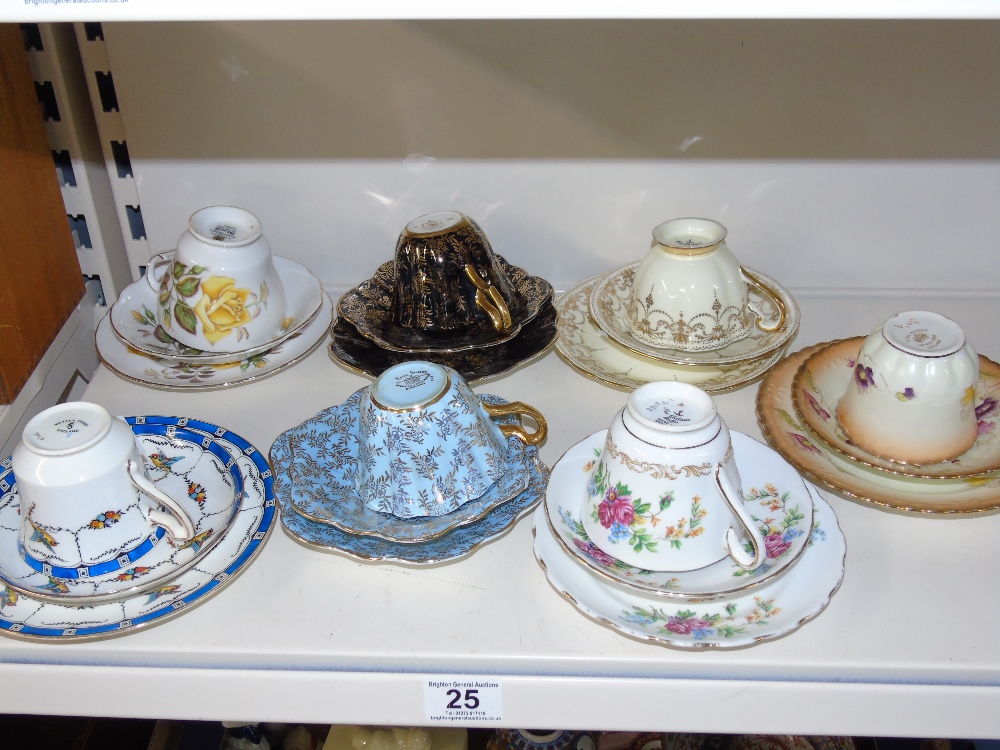 7 CABINET CUPS & SAUCERS INCLUDING ROYAL STUART & NEW CHELSEA - Image 2 of 2