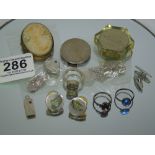 MISC. SILVER JEWELLERY & OTHER ITEMS