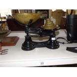 SET OF ASHTON SCALES & WEIGHTS