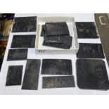 QUANTITY OF METAL PRINTING PICTURE PLATES