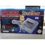 EMPTY SUPER NINTENDO STARWING BOX PAL VERSION