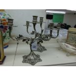 PAIR OF 3 BRANCH CANDELABRA