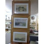 3 FRANK THOMPSON PRINTS OF RIVER SCENES