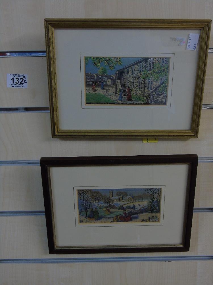 PAIR OF FRAMED PRINTS OF COUNTRY SCENES