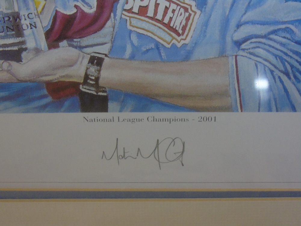 LIMITED EDITION PRINT NATIONAL CRICKET CHAMPIONS LEAGUE 2001 + 2 OTHERS - Image 5 of 6