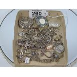 QUANTITY OF JEWELLERY INCLUDING WHITE METAL & SILVER