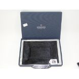 GIOBAGNARA BLACK PONY LEATHER VALET TRAY