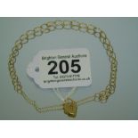 9 CT GOLD BRACELET 3 GRAMS